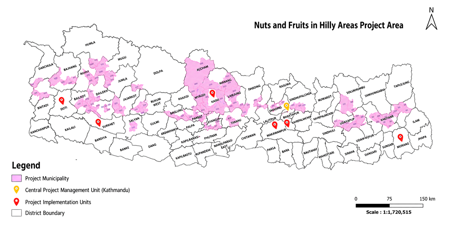Project Coverage Area District Wise