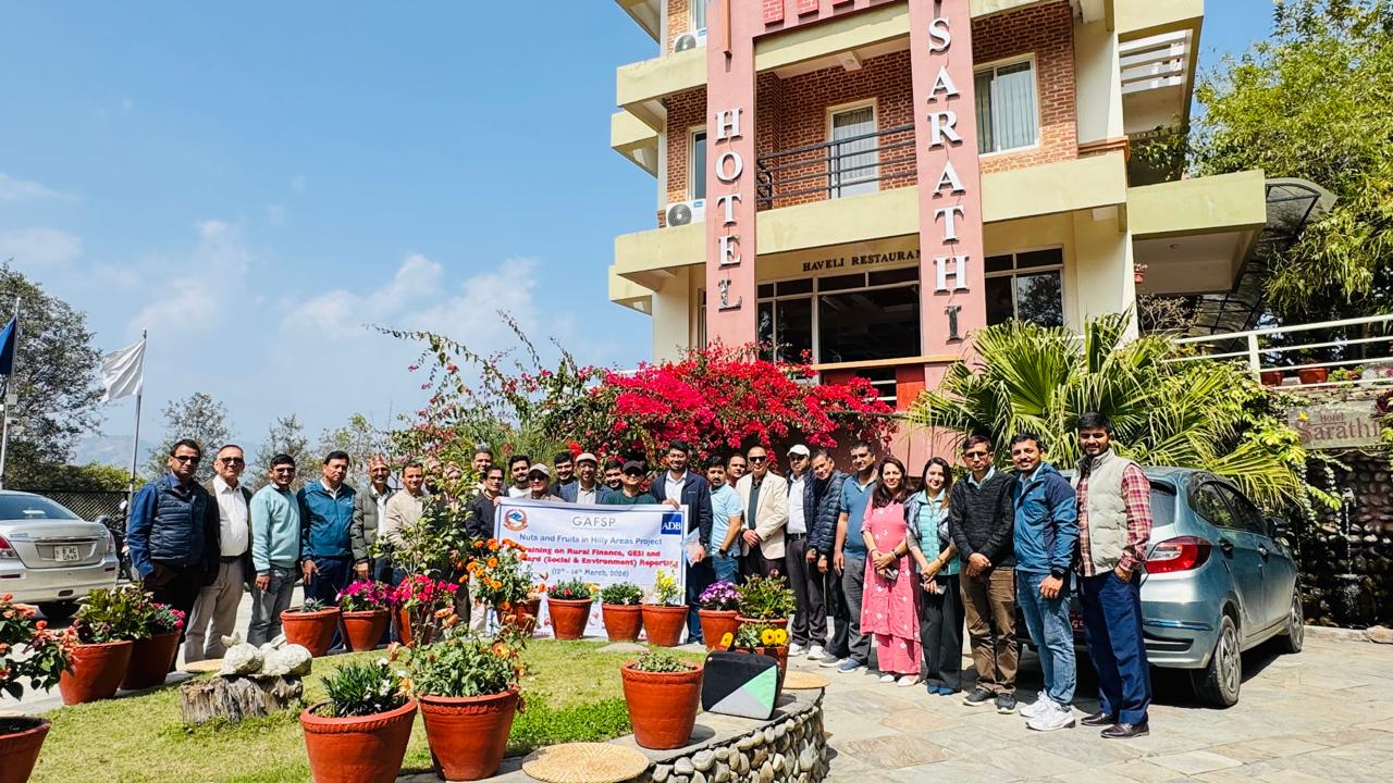 Training on Rural Finance, GESI and Safeguard (Social and Environment) Reporting