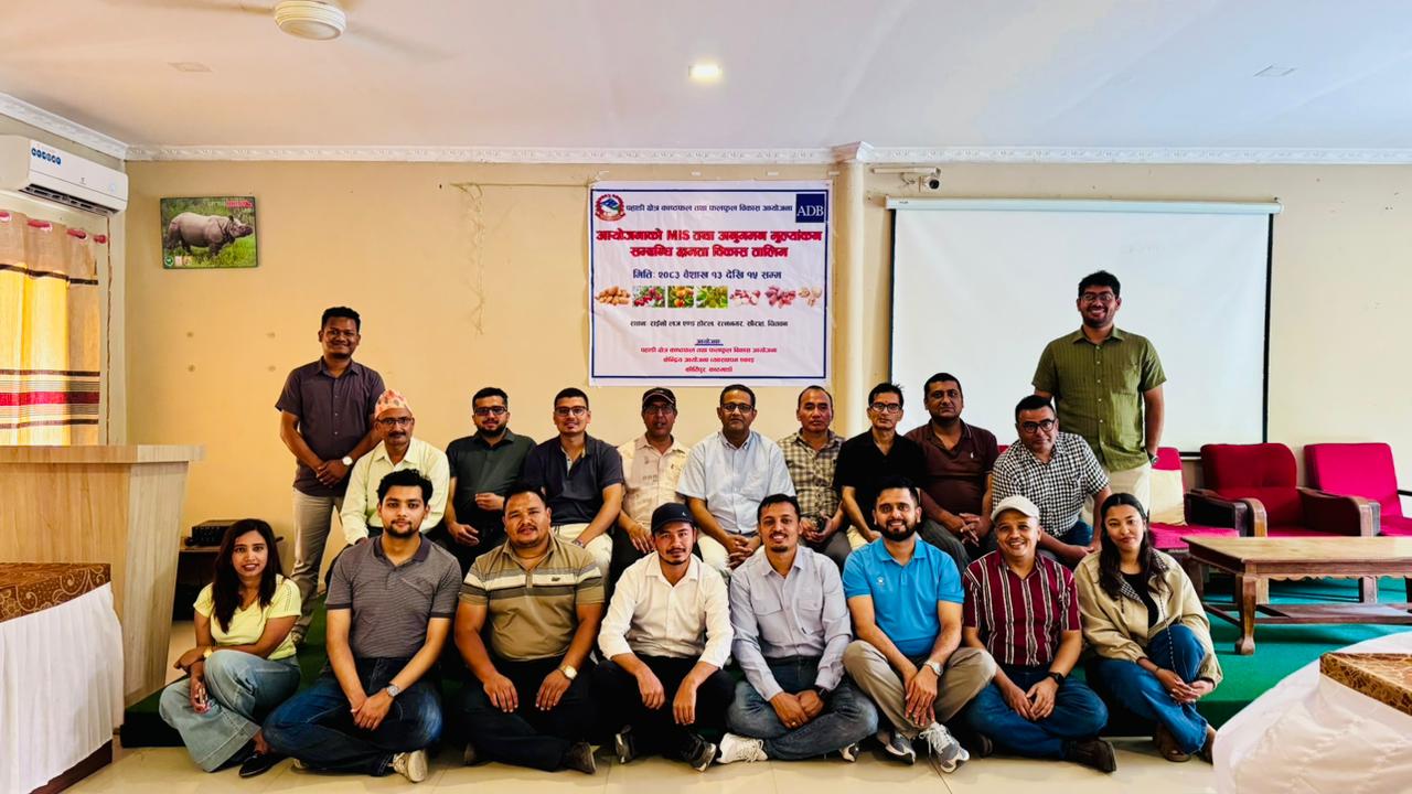Capacity Development Training on Project MIS and Monitoring & Evaluation (M&E)
